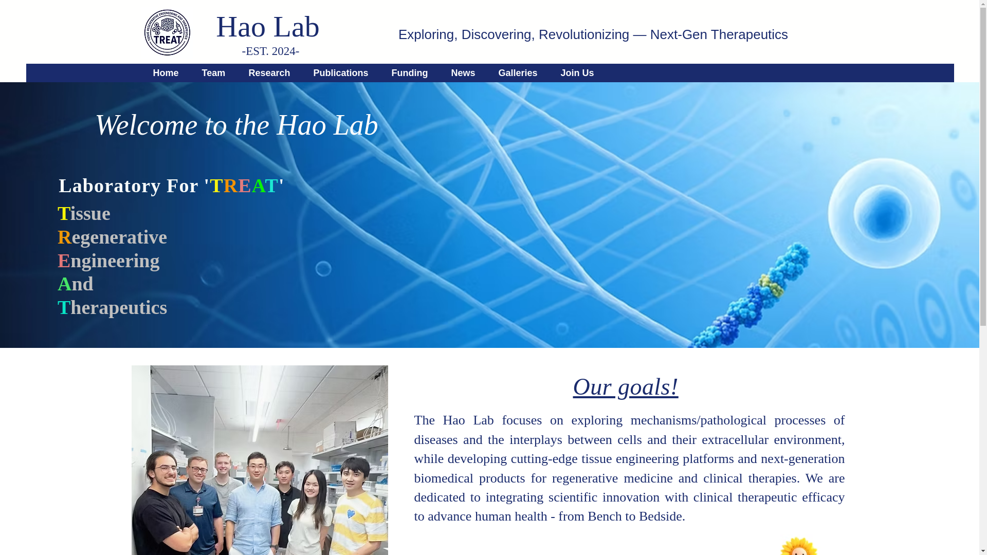 website screenshot of https://dakehaolab.com/