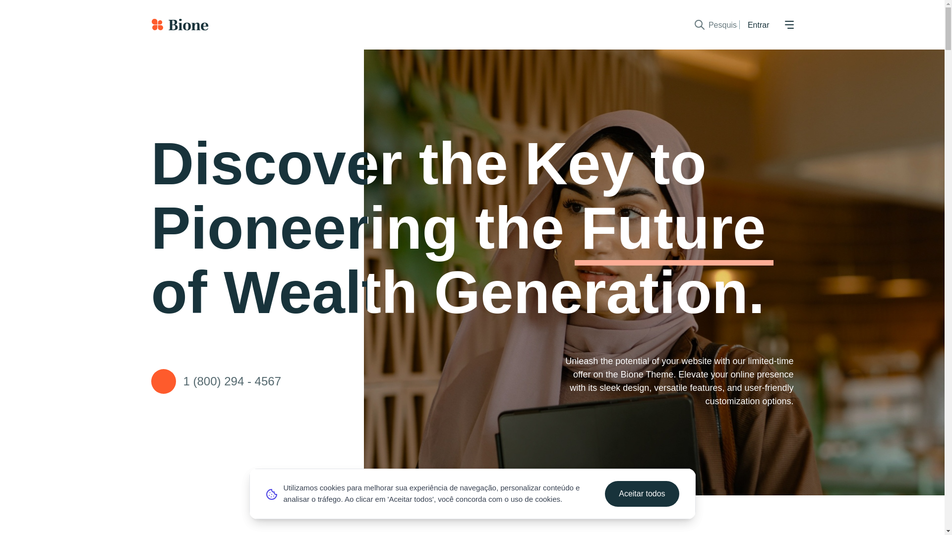 website screenshot of https://ativeseusite.com.br/