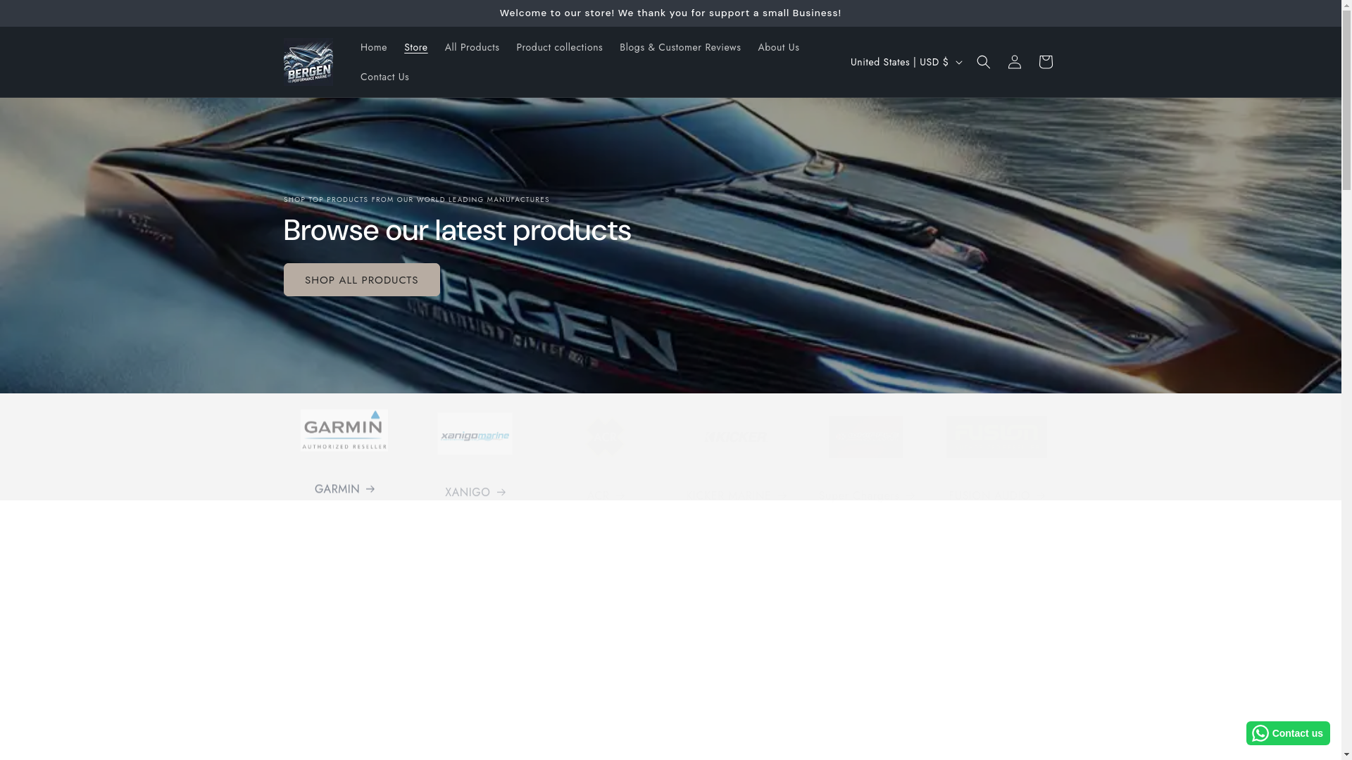 website screenshot of https://njperformancemarine.com/