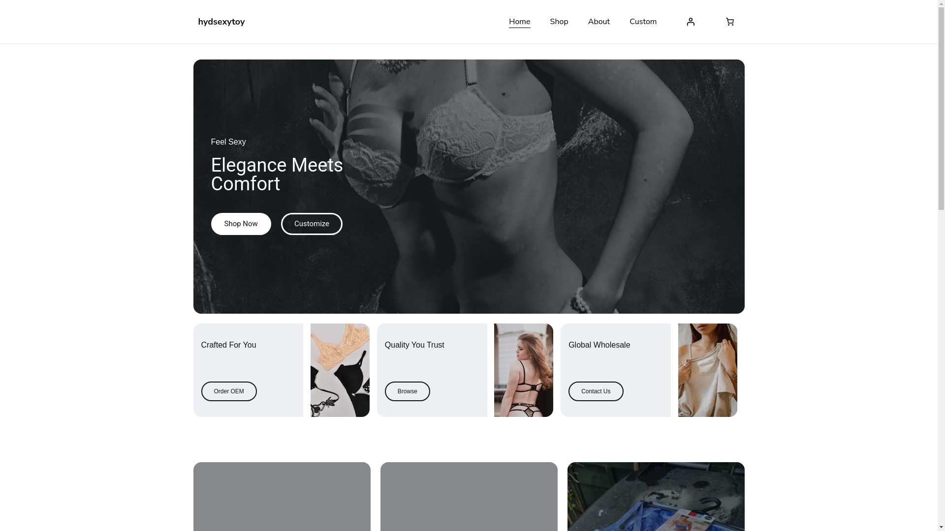 website screenshot of https://hydlove.com/