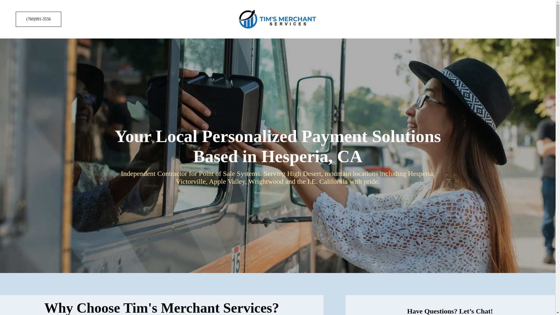 website screenshot of https://timsmerchantservices.com/