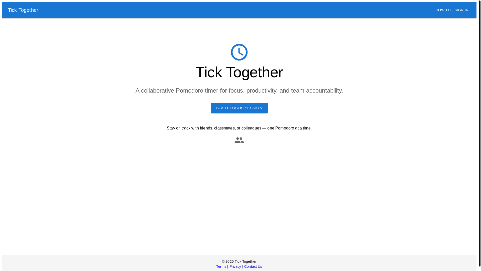 website screenshot of https://ticktogether.app/