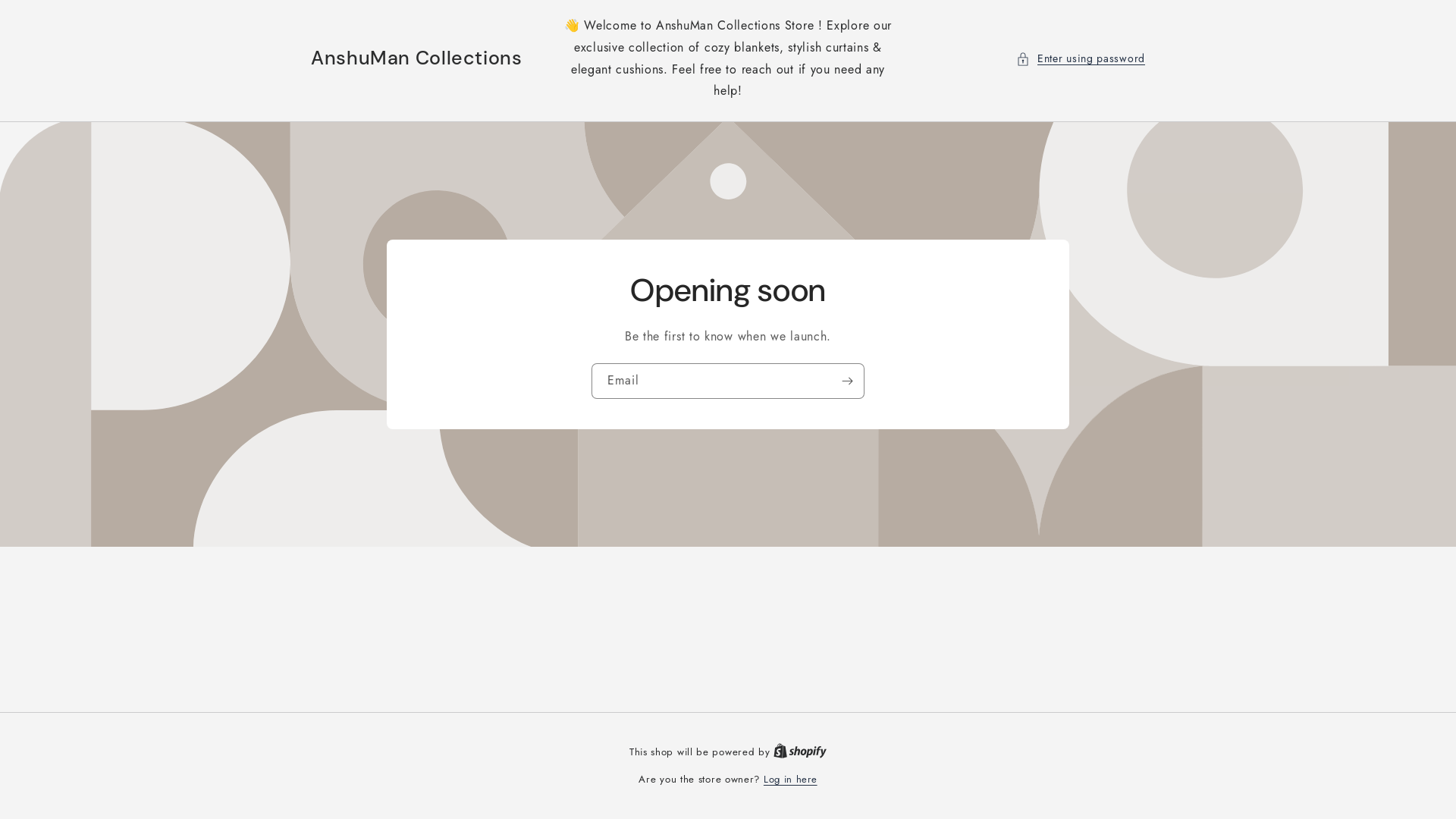 website screenshot of https://anshumanfinds.com/
