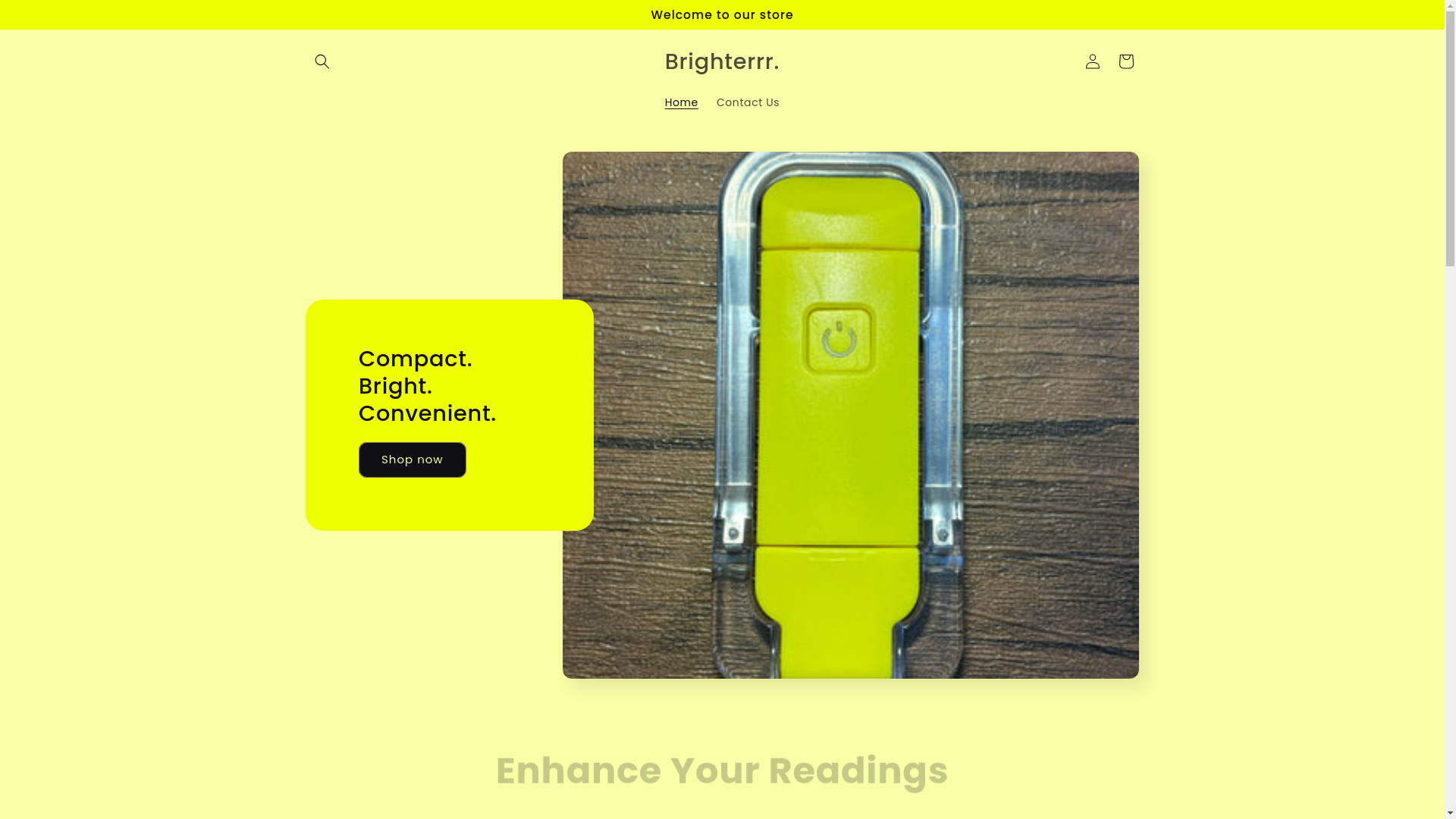 website screenshot of https://brighterrr.com/