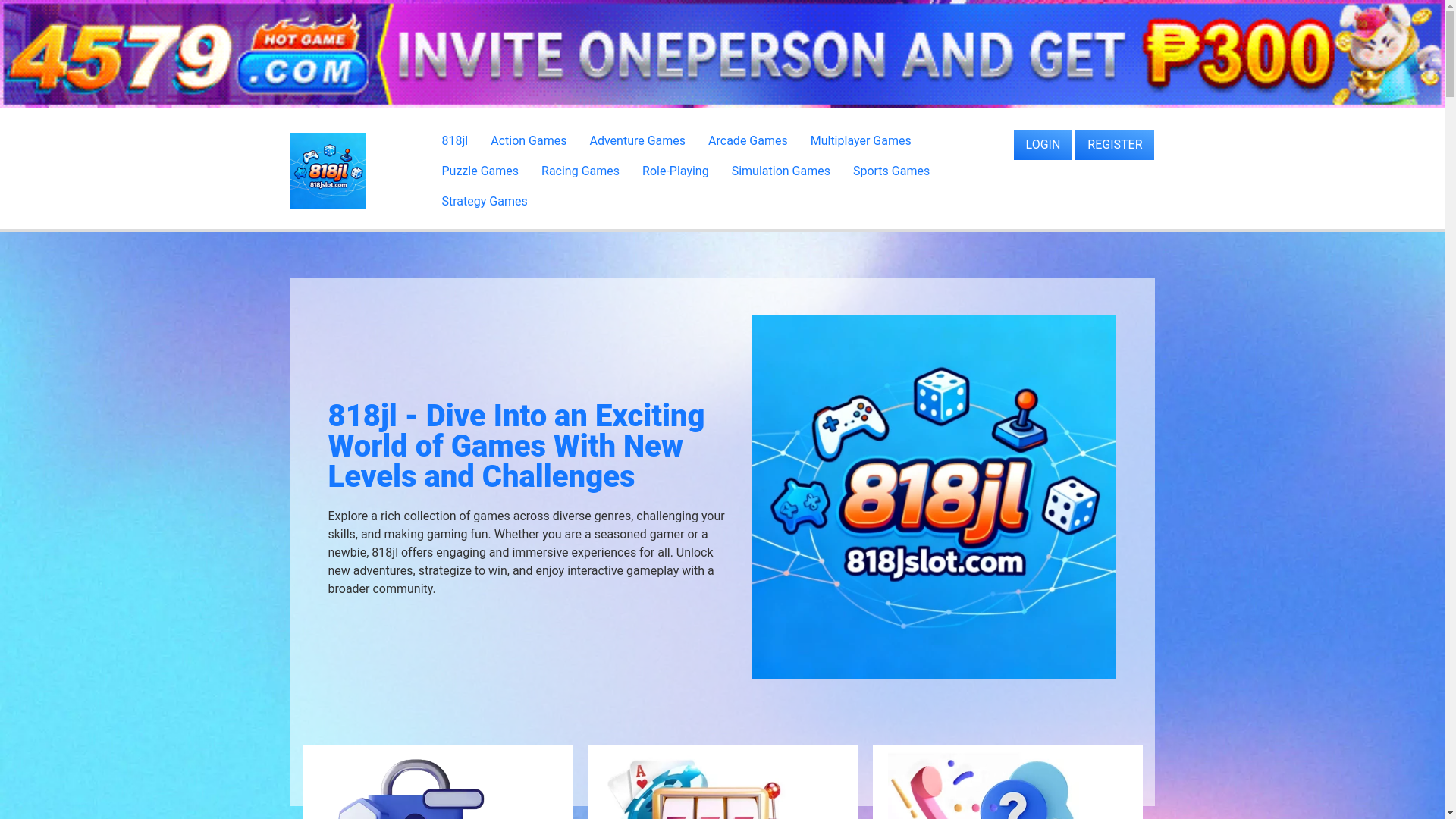 website screenshot of https://818jlslot.com/