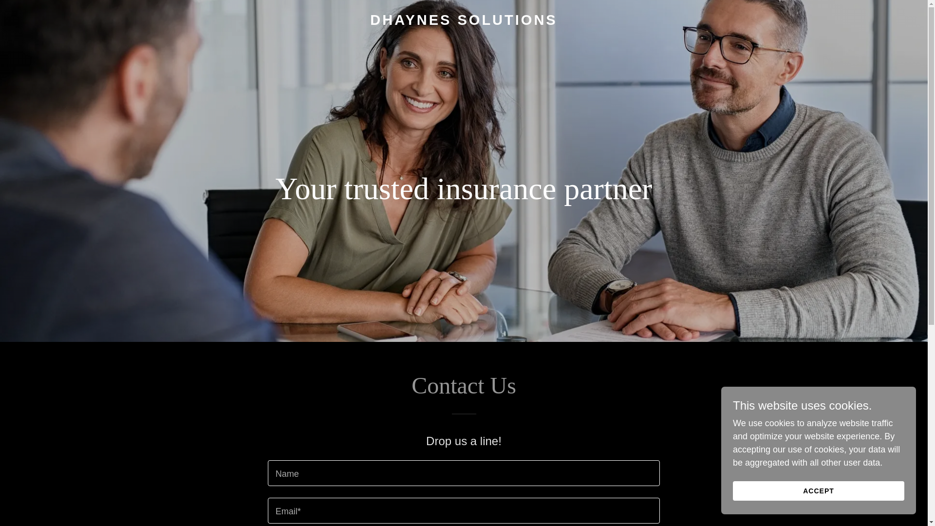 website screenshot of https://dhaynessolution.com/