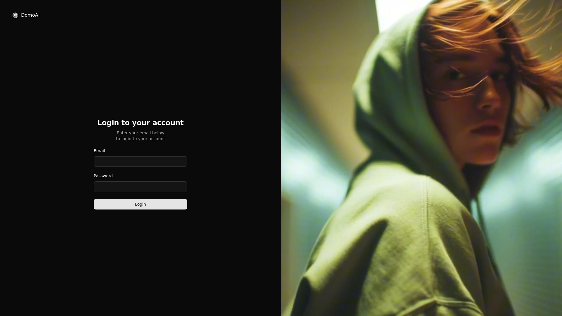 website screenshot of https://domoai-ent-dashboard.pages.dev/
