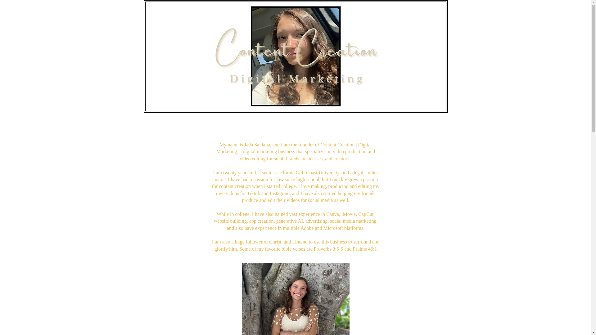 website screenshot of https://contentbyjada.com/