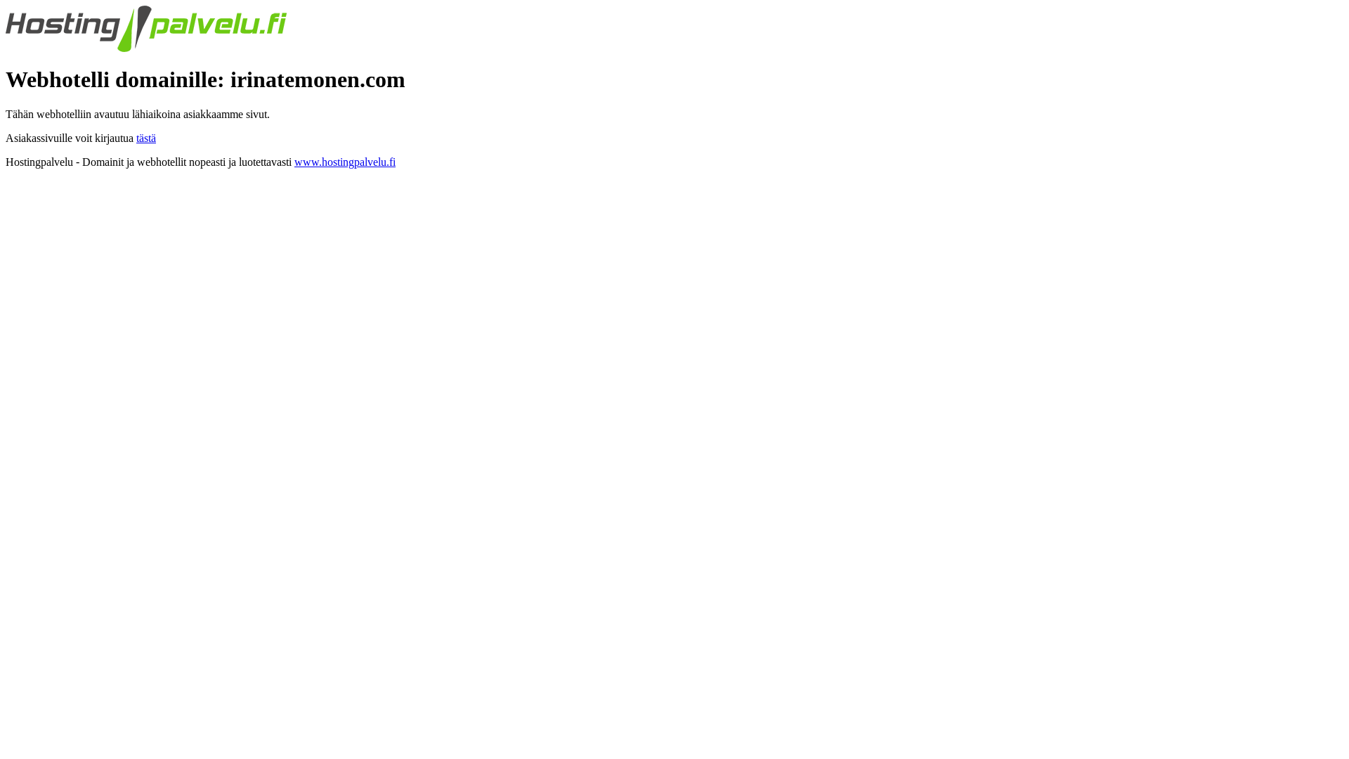 website screenshot of https://irinatemonen.com/