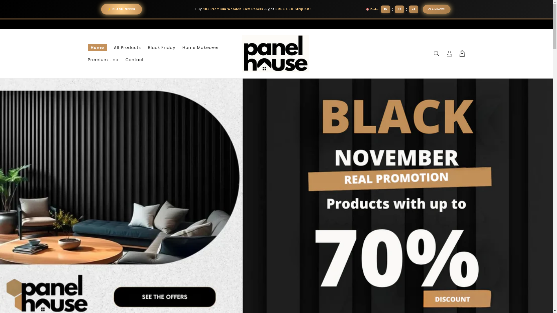 website screenshot of https://thepanelhouse.online/