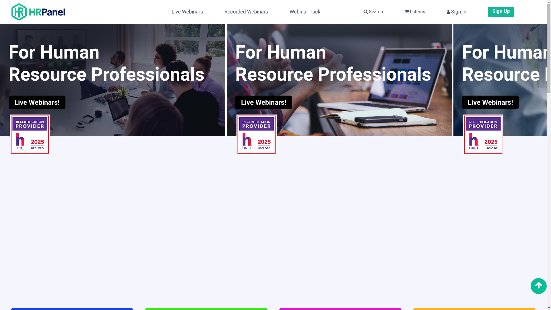 website screenshot of https://hrpanel.com/