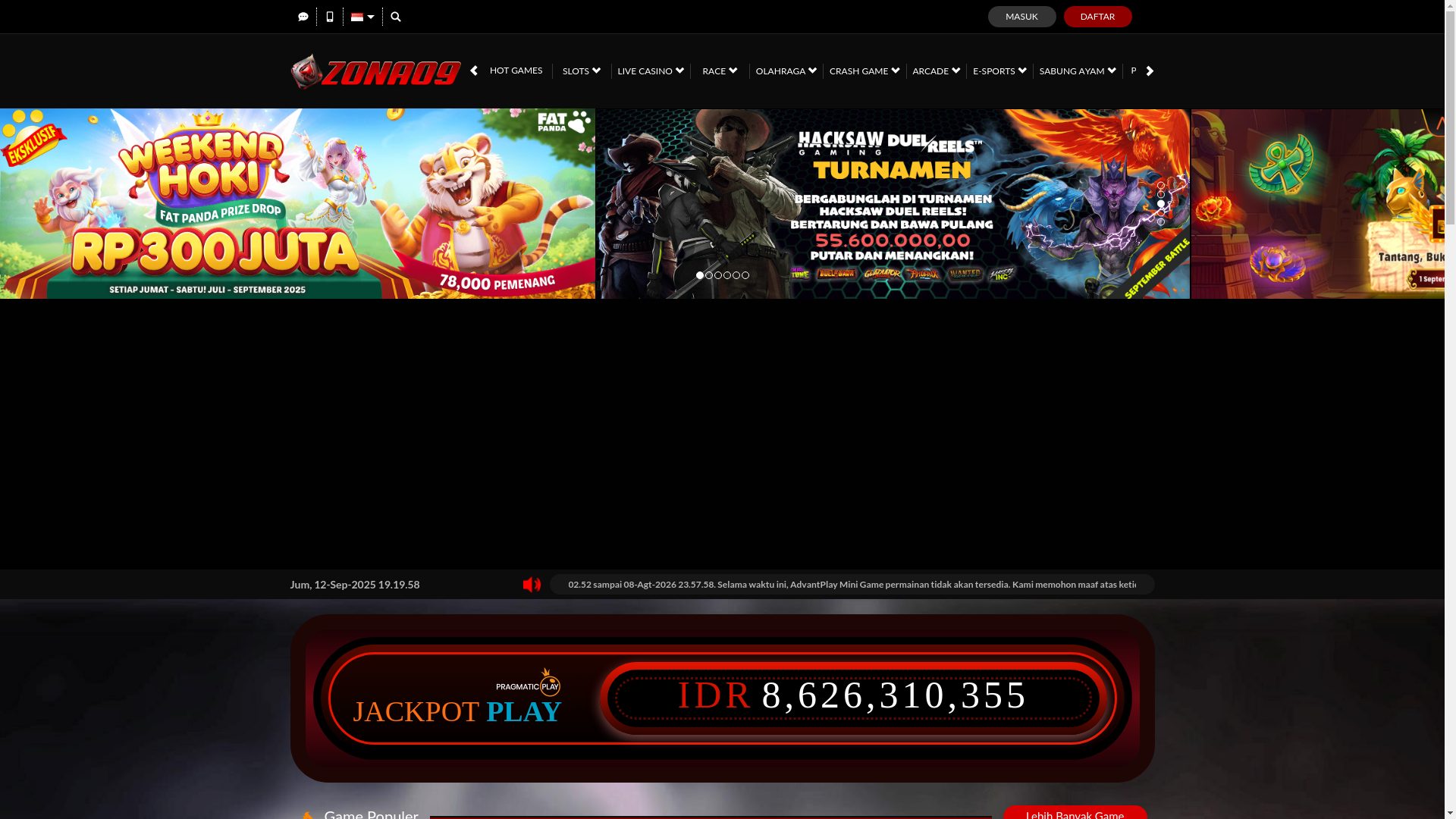 website screenshot of https://zona09-gz1.site/