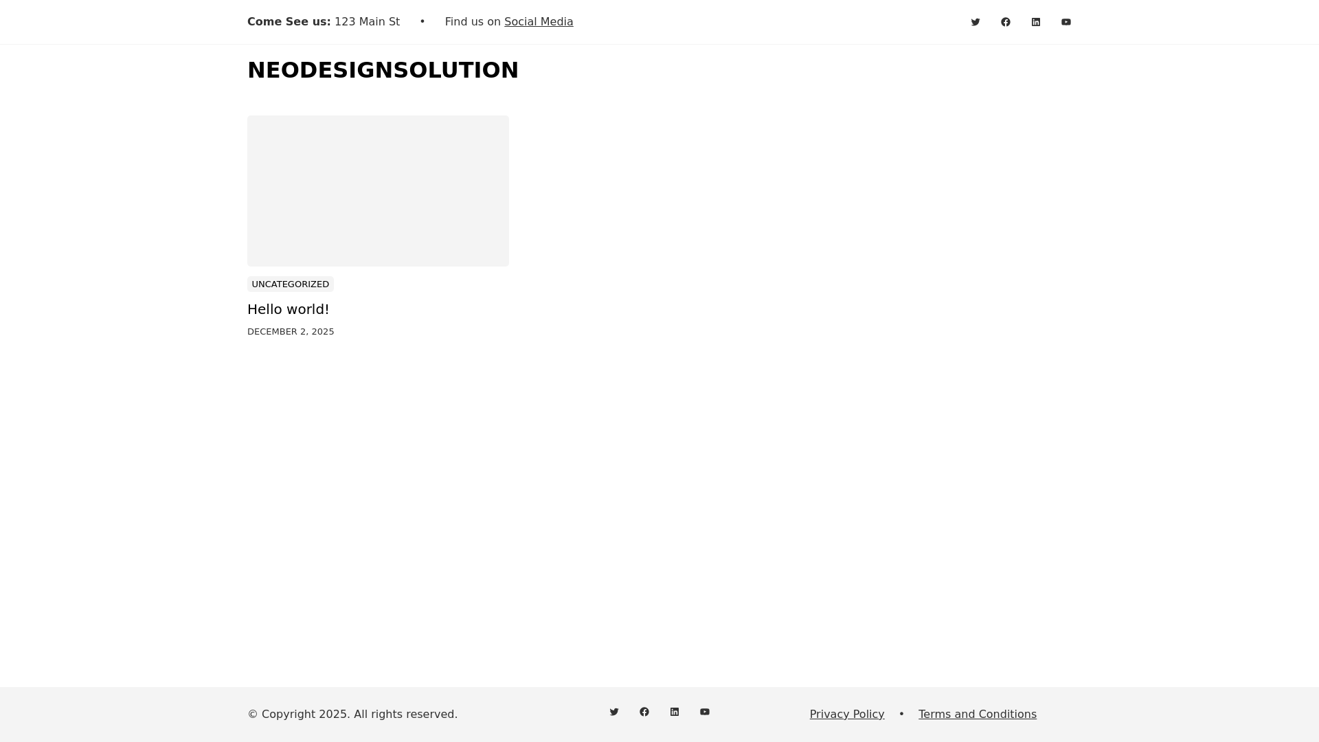 website screenshot of https://neodesignsolutions.best/