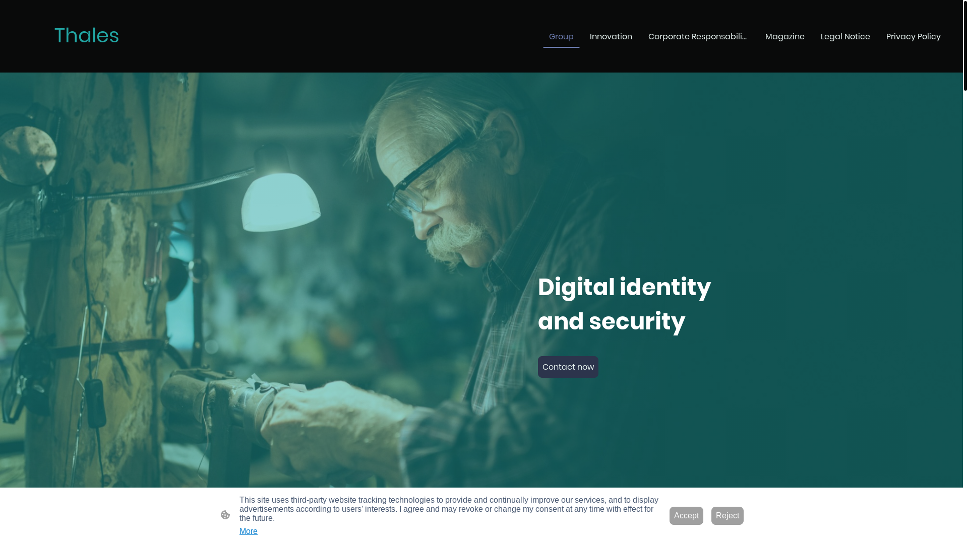 website screenshot of https://babcockinternational.tech/