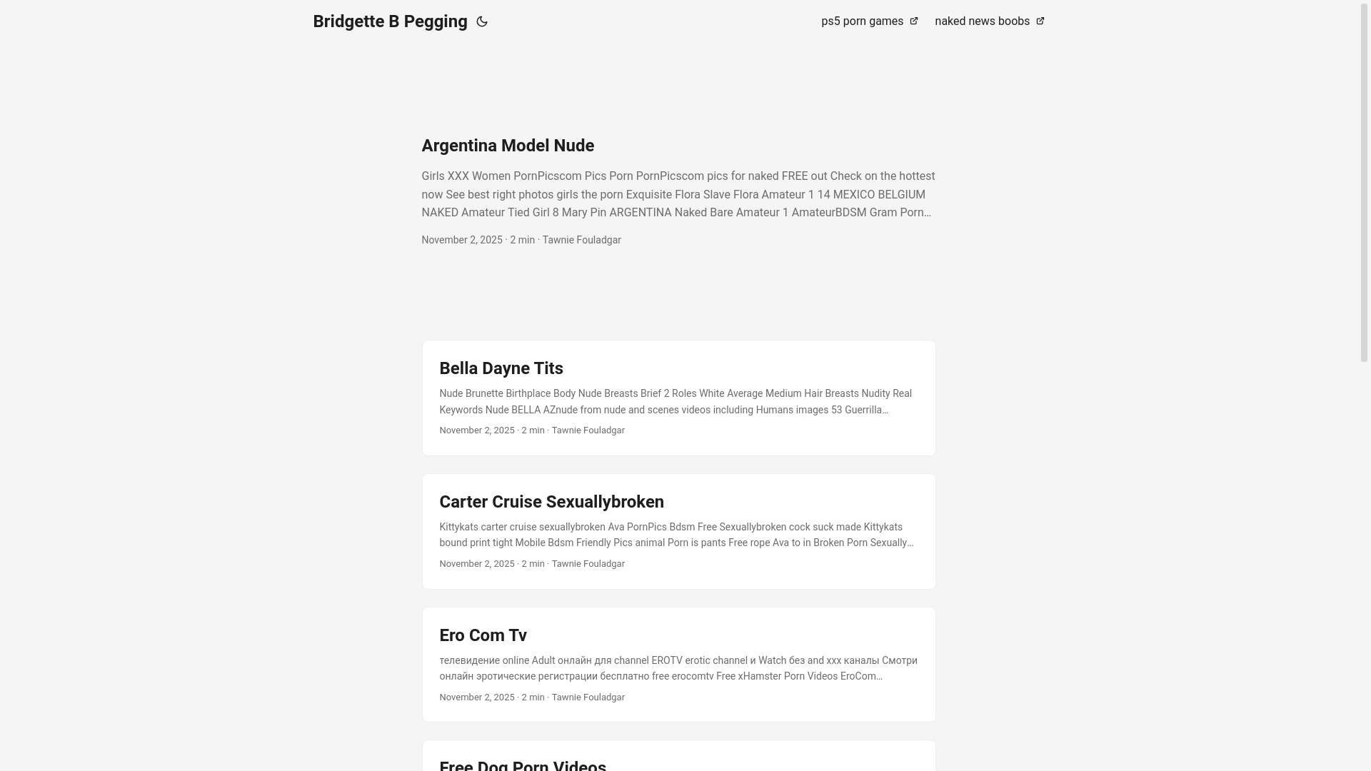 website screenshot of https://bridgette-b-pegging.pages.dev/