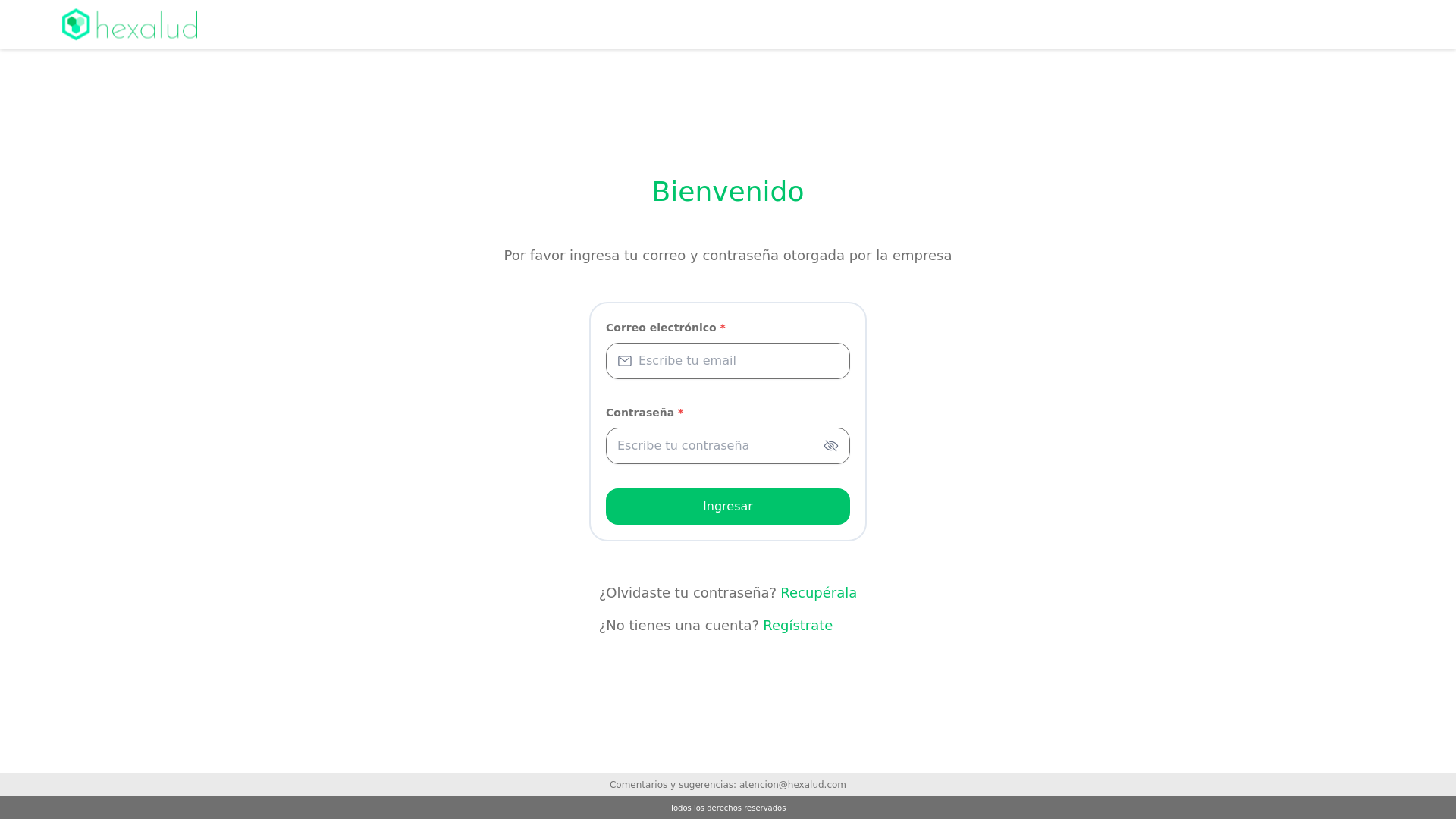 website screenshot of https://hexalud-call-center.pages.dev/