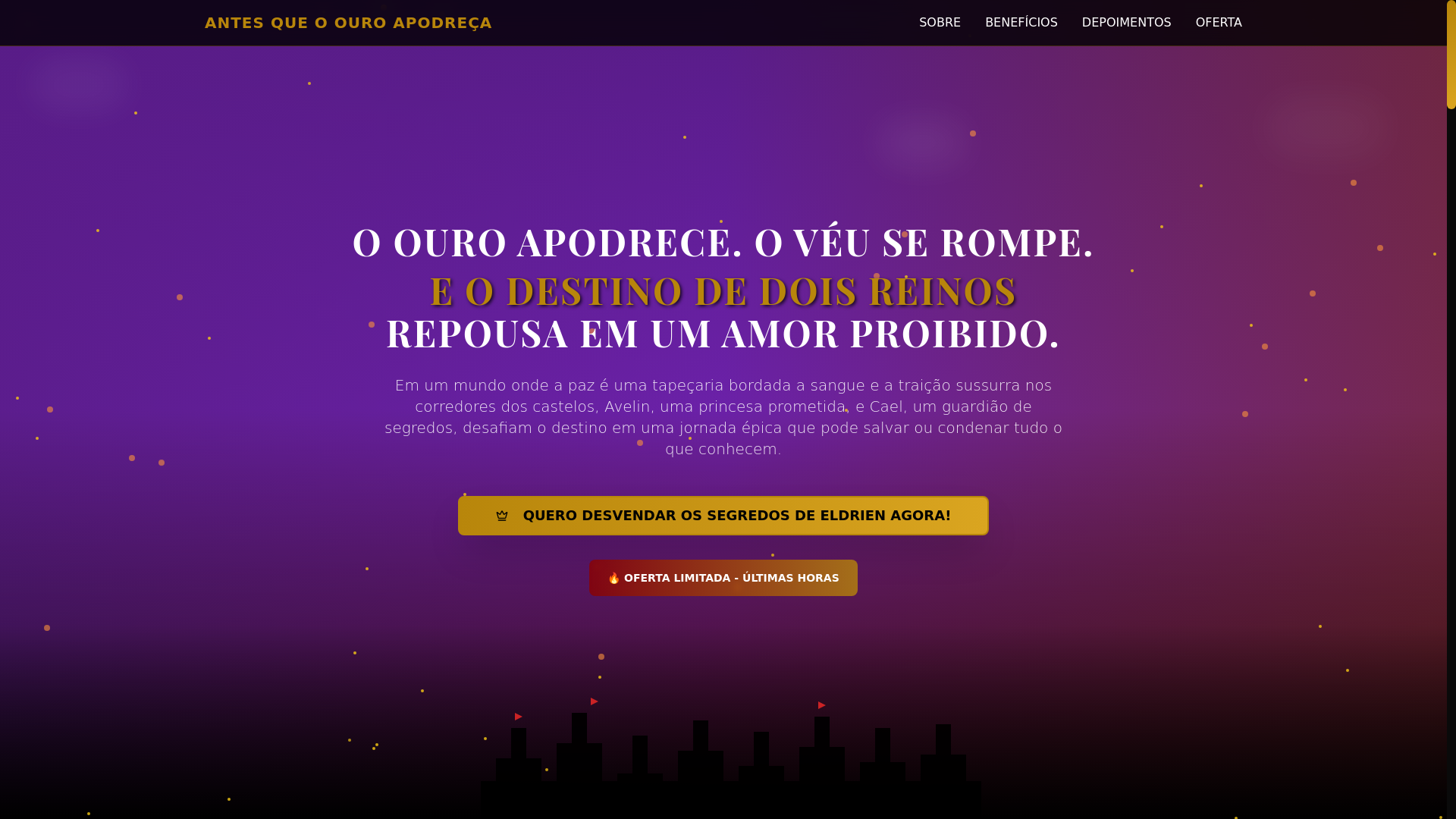 website screenshot of https://oultimoromance.space/