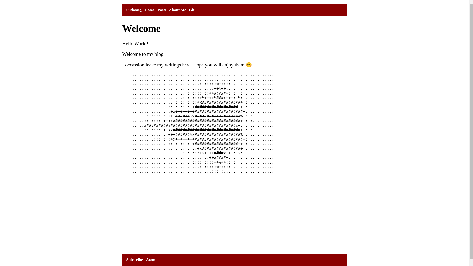 website screenshot of https://sudomsg.com/