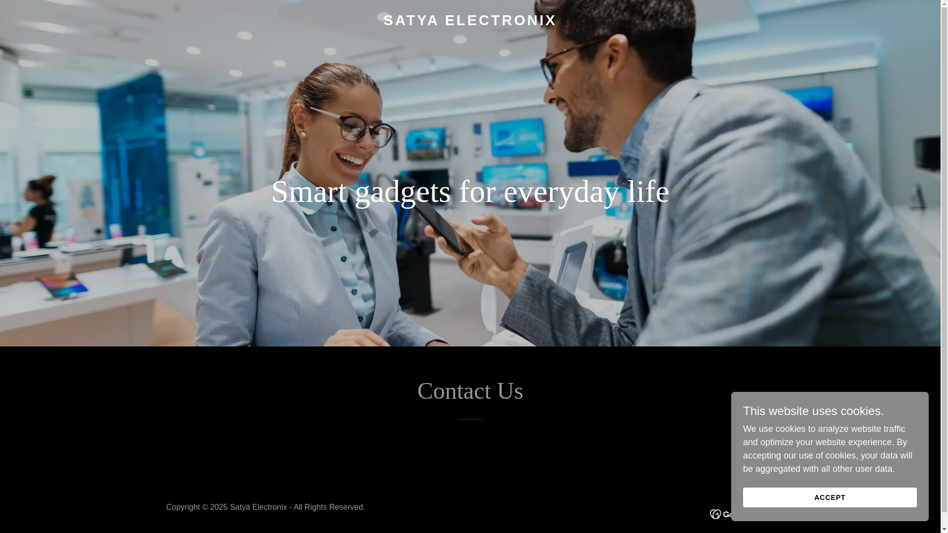 website screenshot of https://satyaelectronix.com/