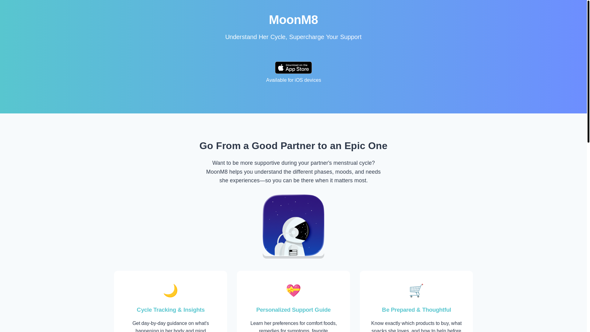 website screenshot of https://moonm8-web.pages.dev/