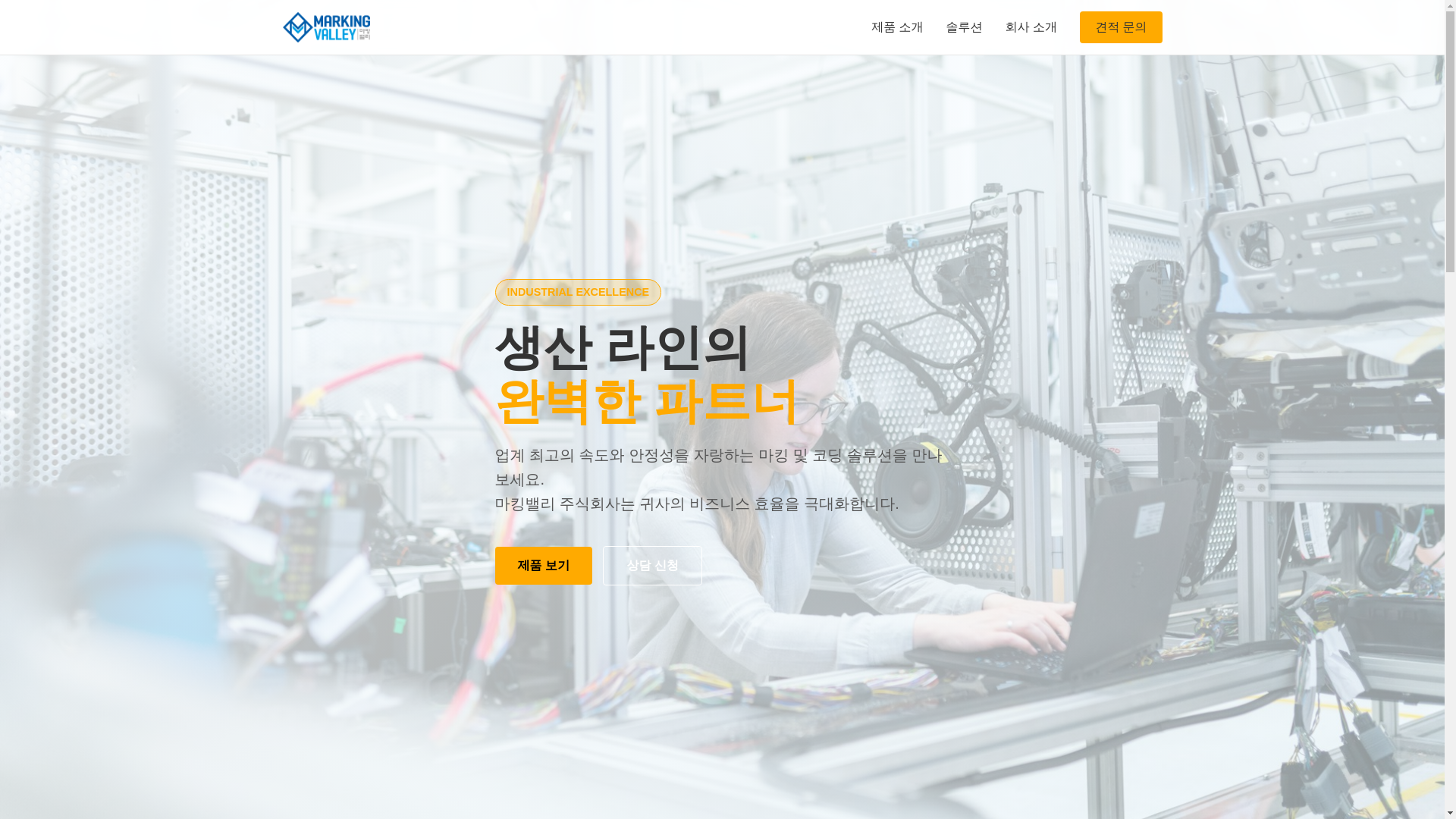 website screenshot of https://markingvalley.com/