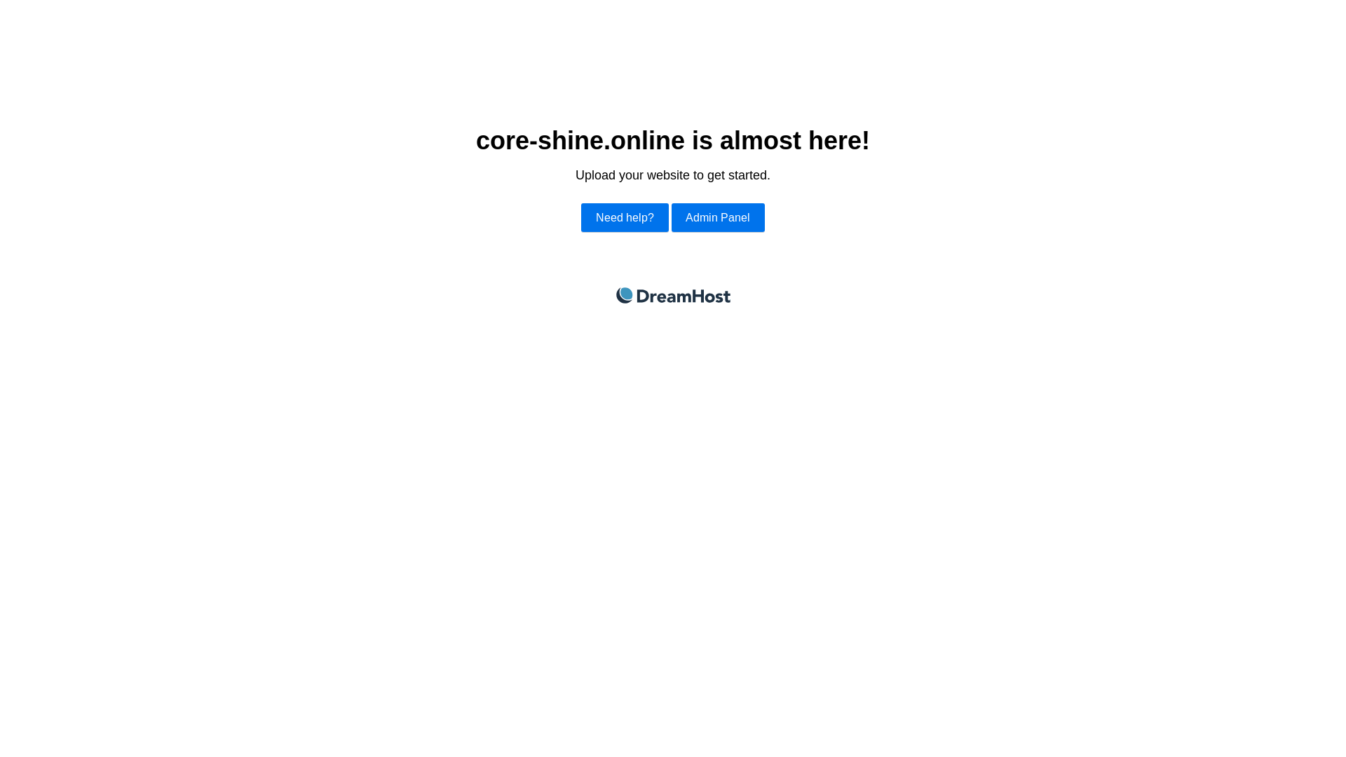 website screenshot of https://core-shine.online/