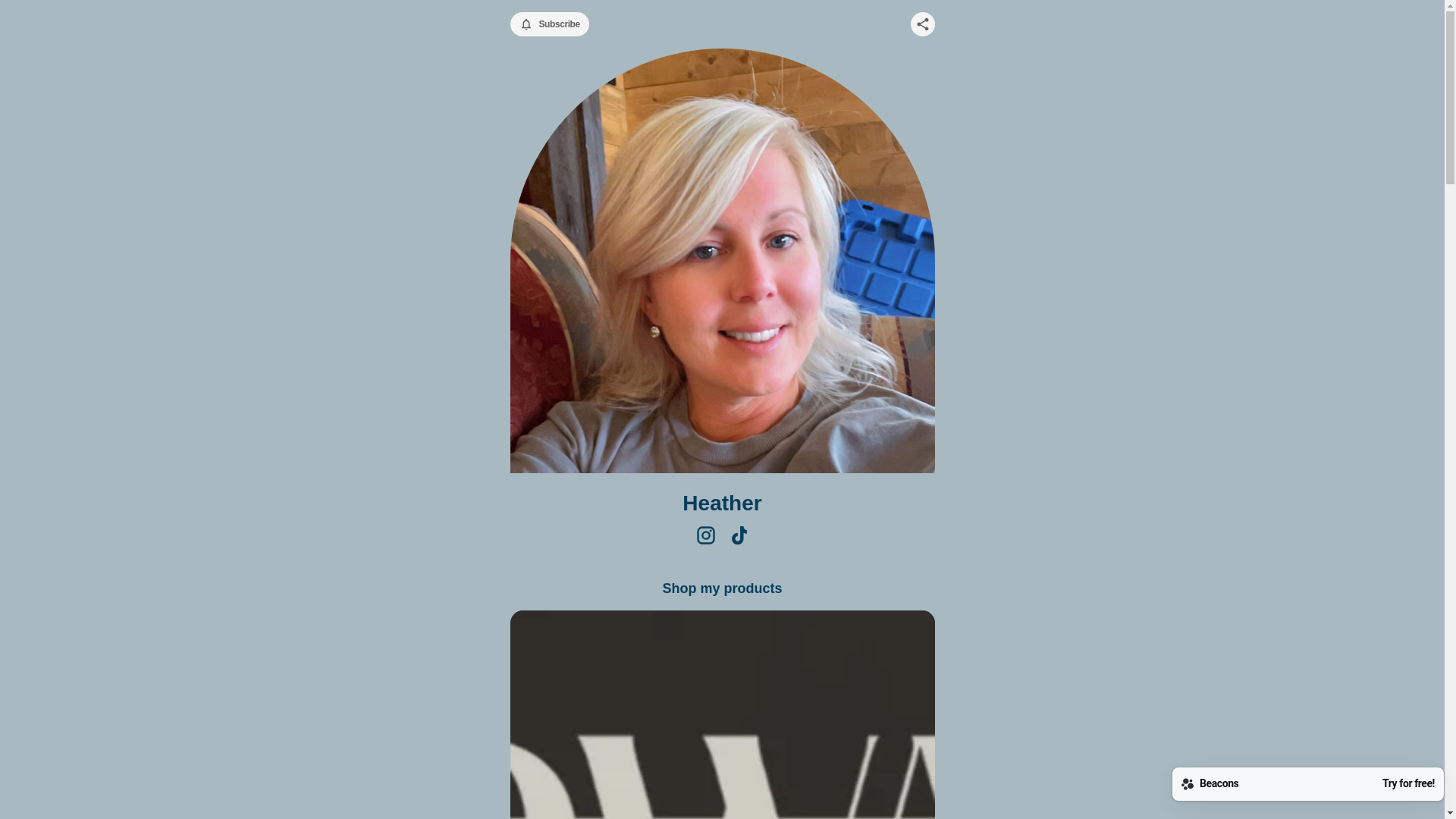 website screenshot of https://heathernl.com/