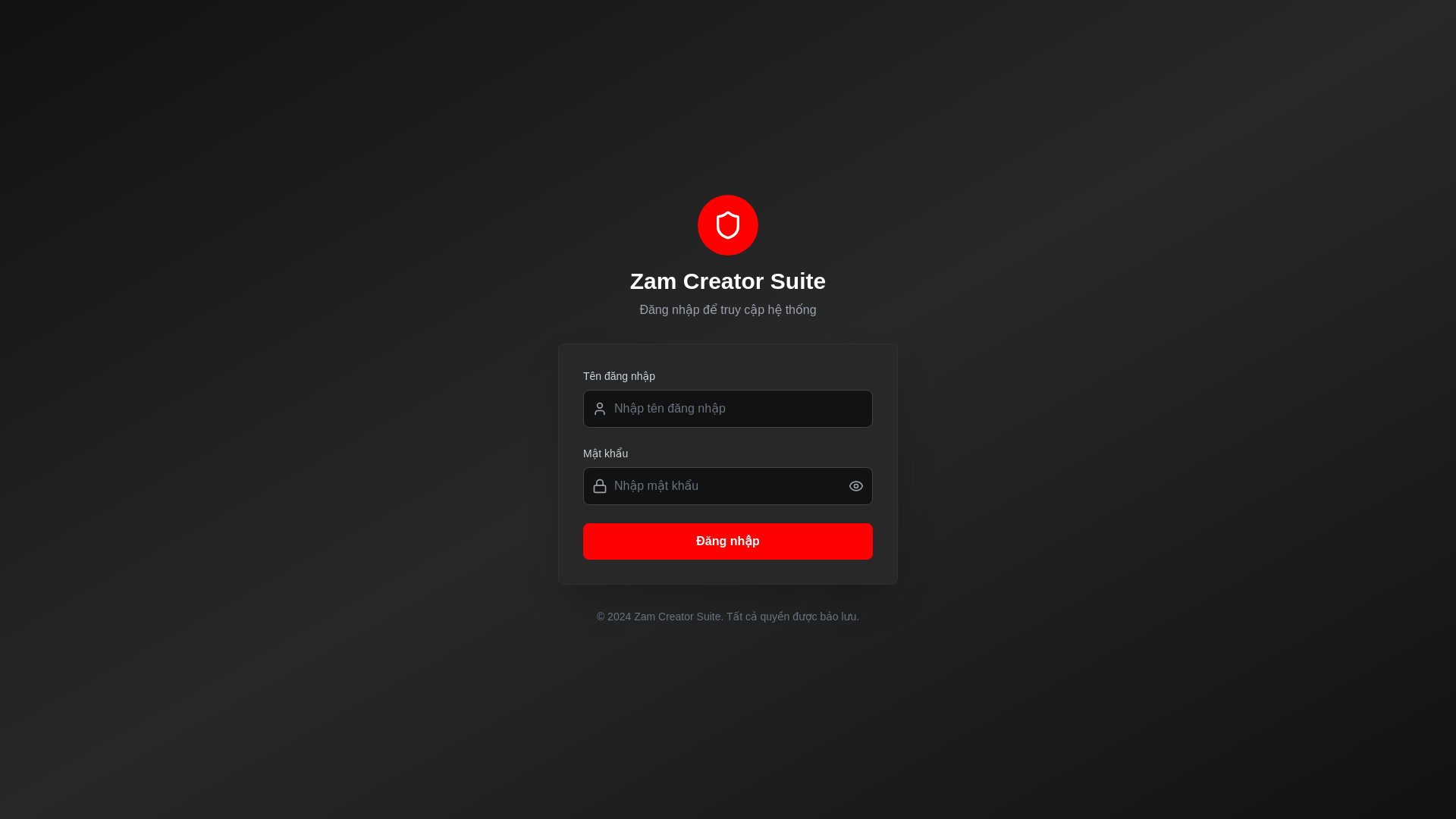 website screenshot of https://zammedia.click/
