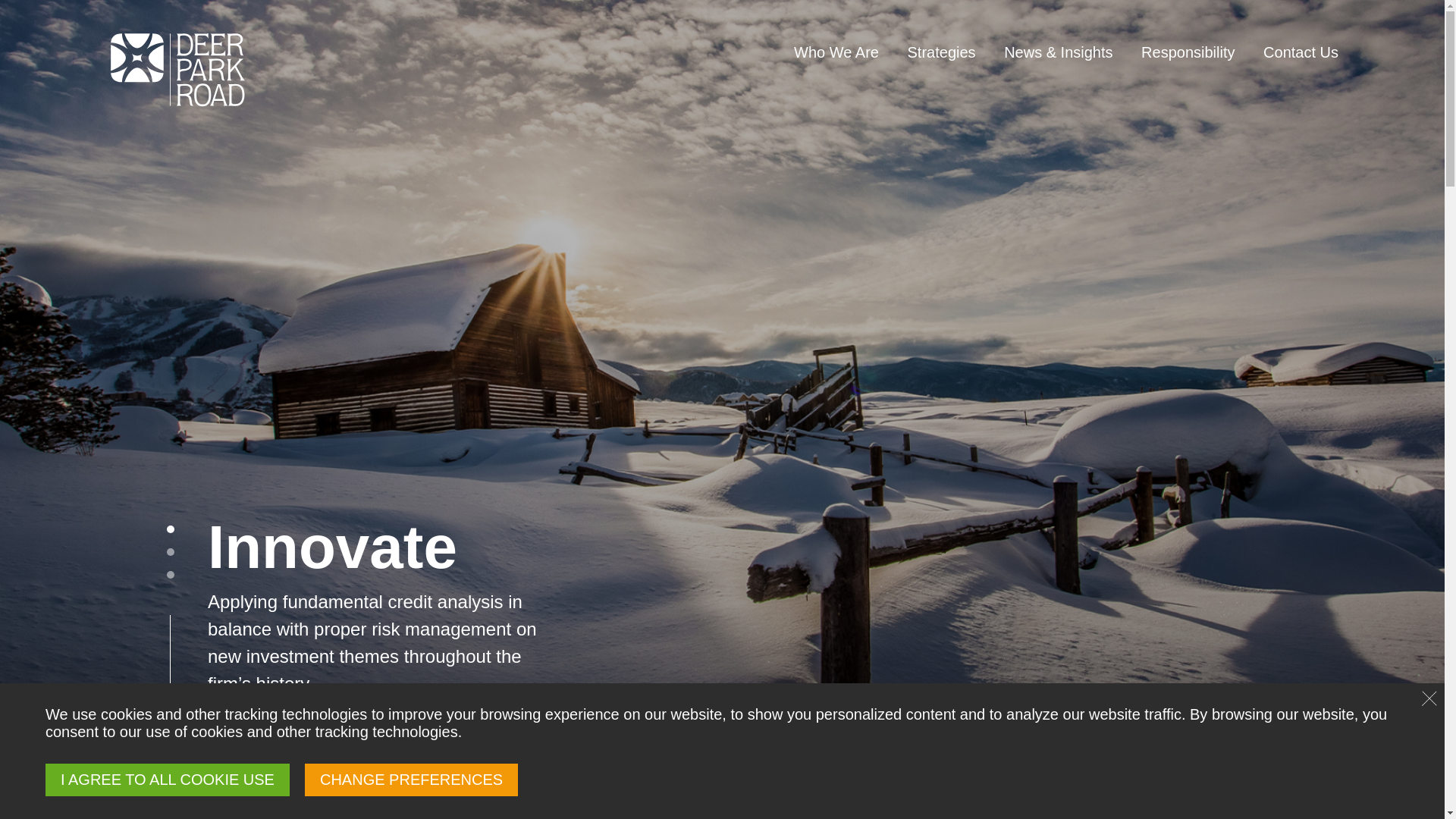website screenshot of https://deerparkrd.com/#terms