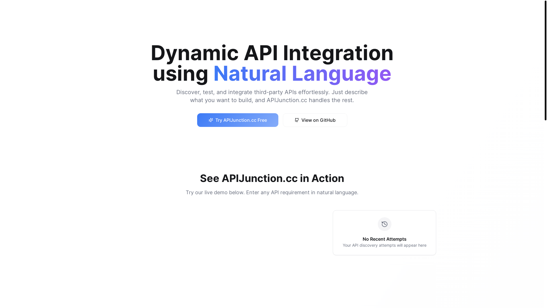 website screenshot of https://apijunction.cc/