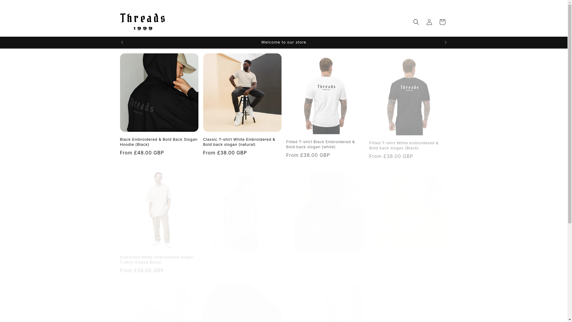 website screenshot of https://threads1999.com/