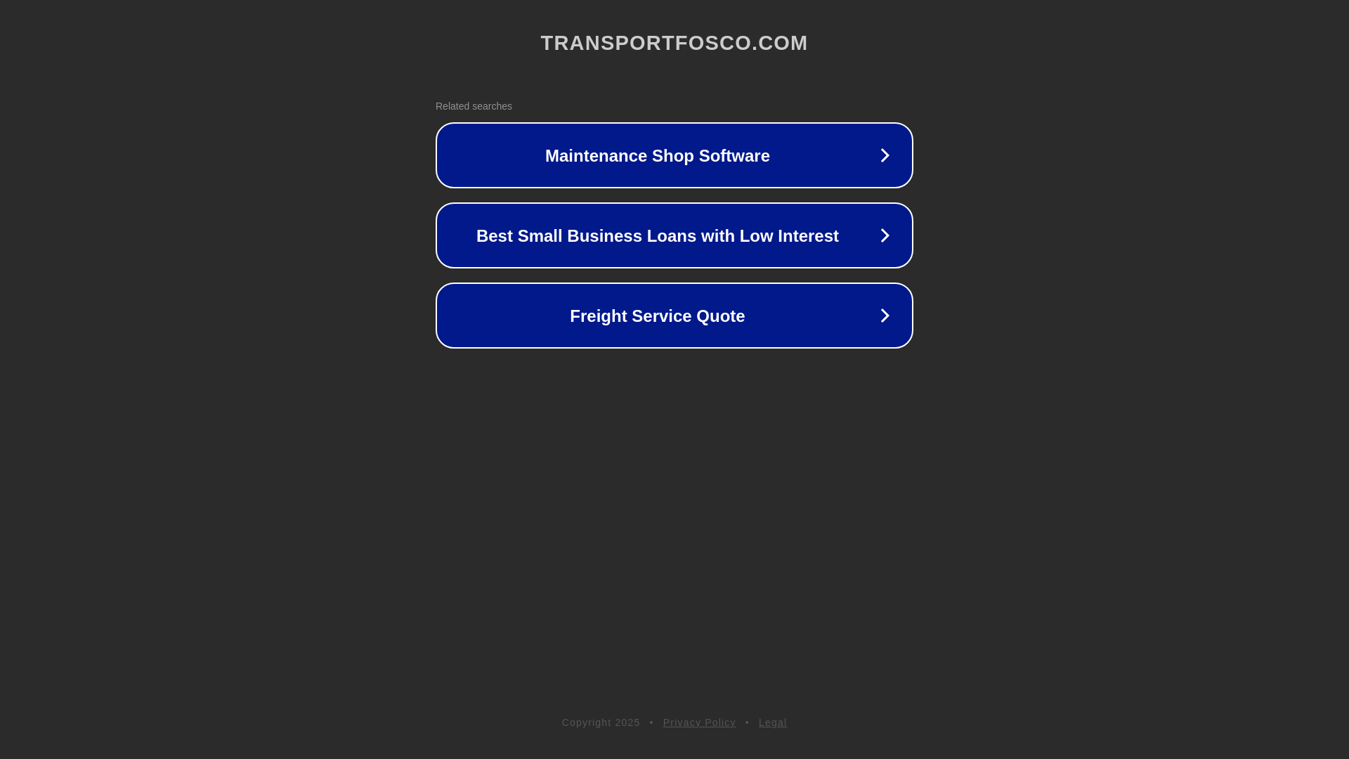 website screenshot of https://transportfosco.com/