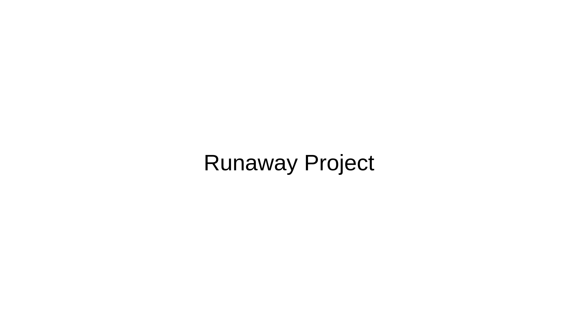 website screenshot of https://runaway-project.com/