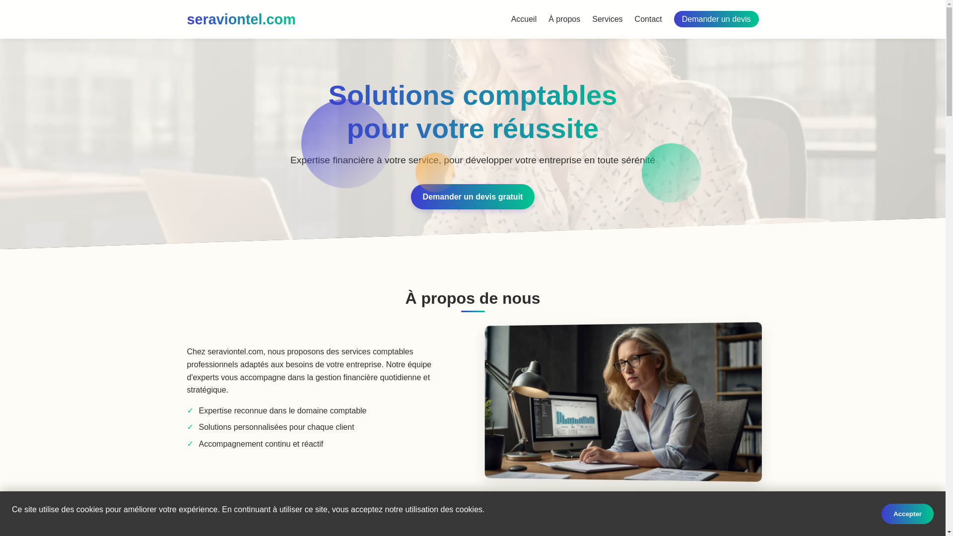 website screenshot of https://seraviontel.com/