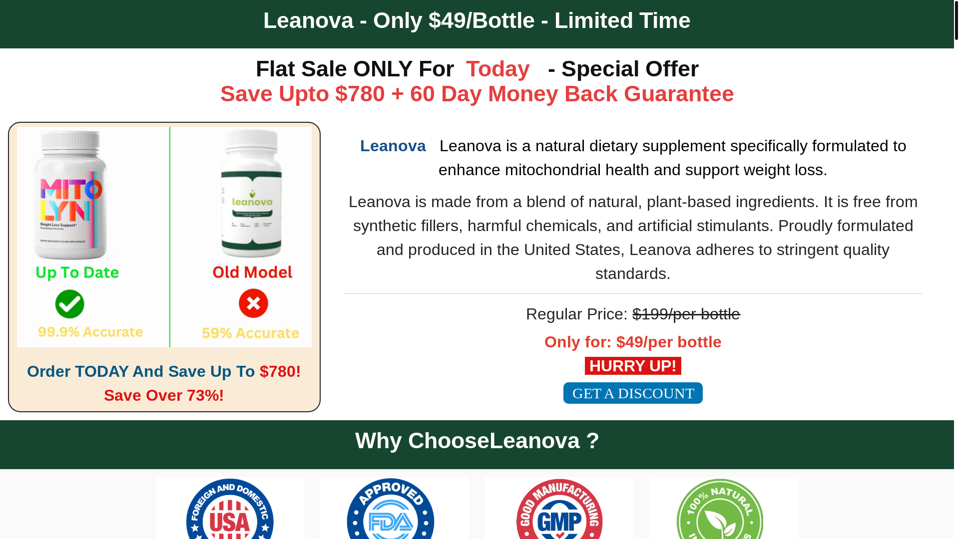 website screenshot of https://en-us-leanova.net/