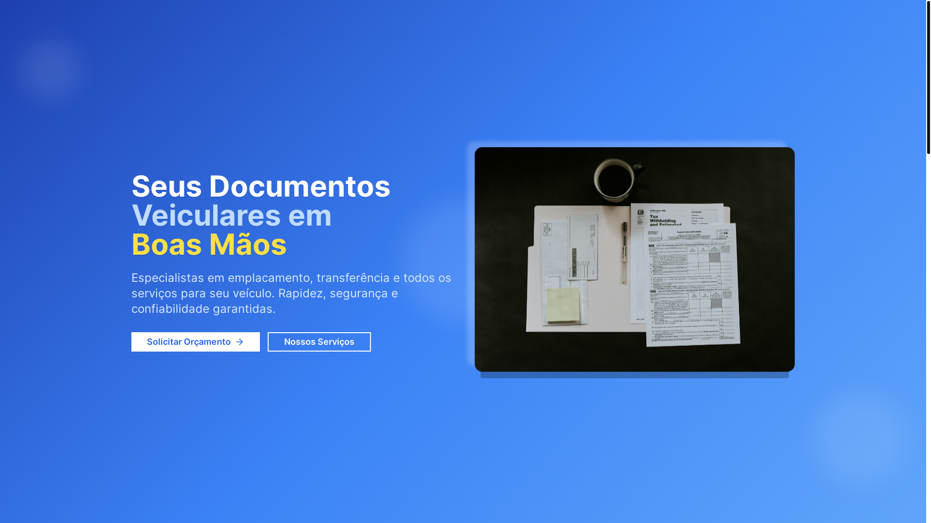 website screenshot of https://reizinhoemplacamento.com.br/