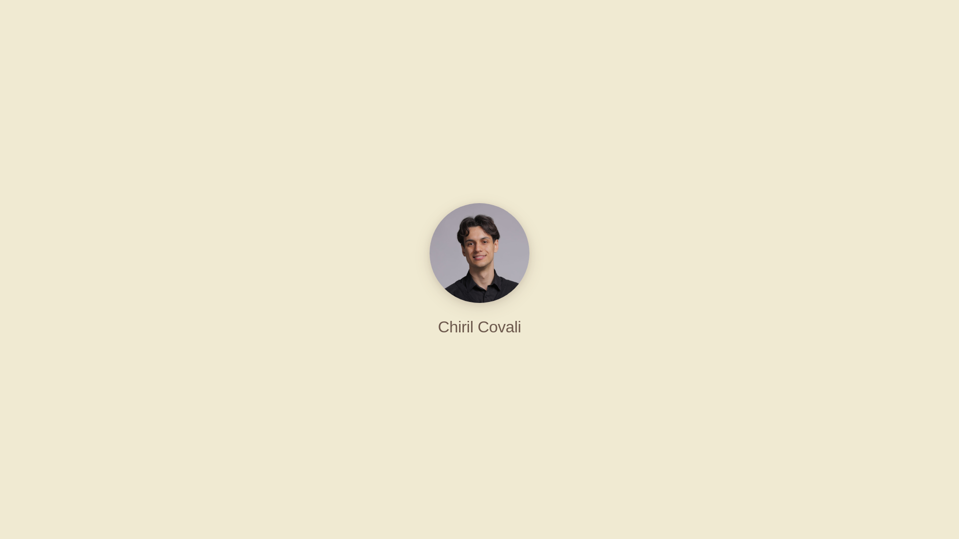 website screenshot of https://chirilcovali.com/