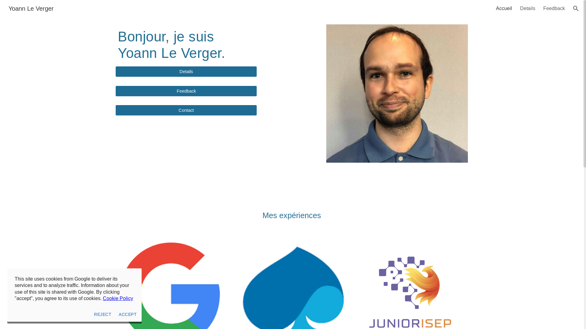 website screenshot of https://yowan.lv/