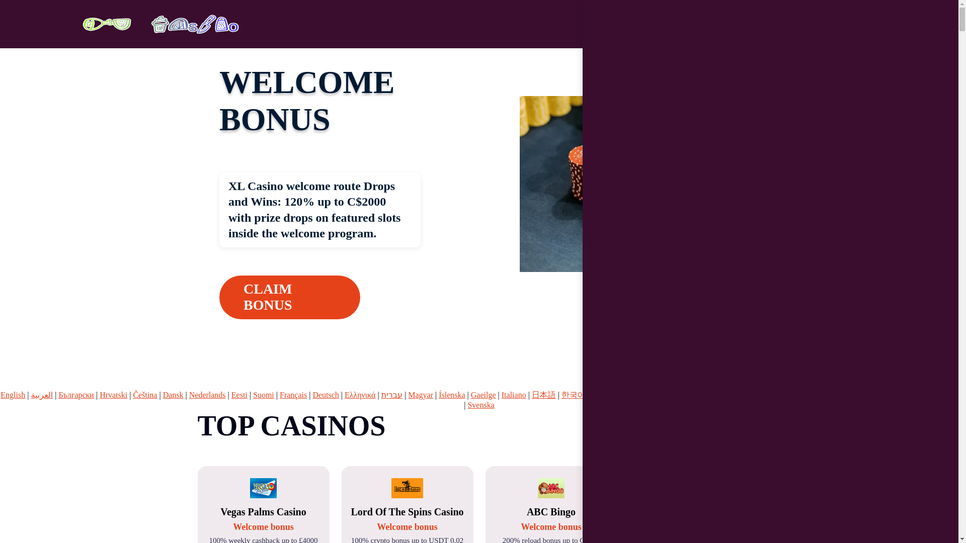 website screenshot of https://xlcasino1.bond/