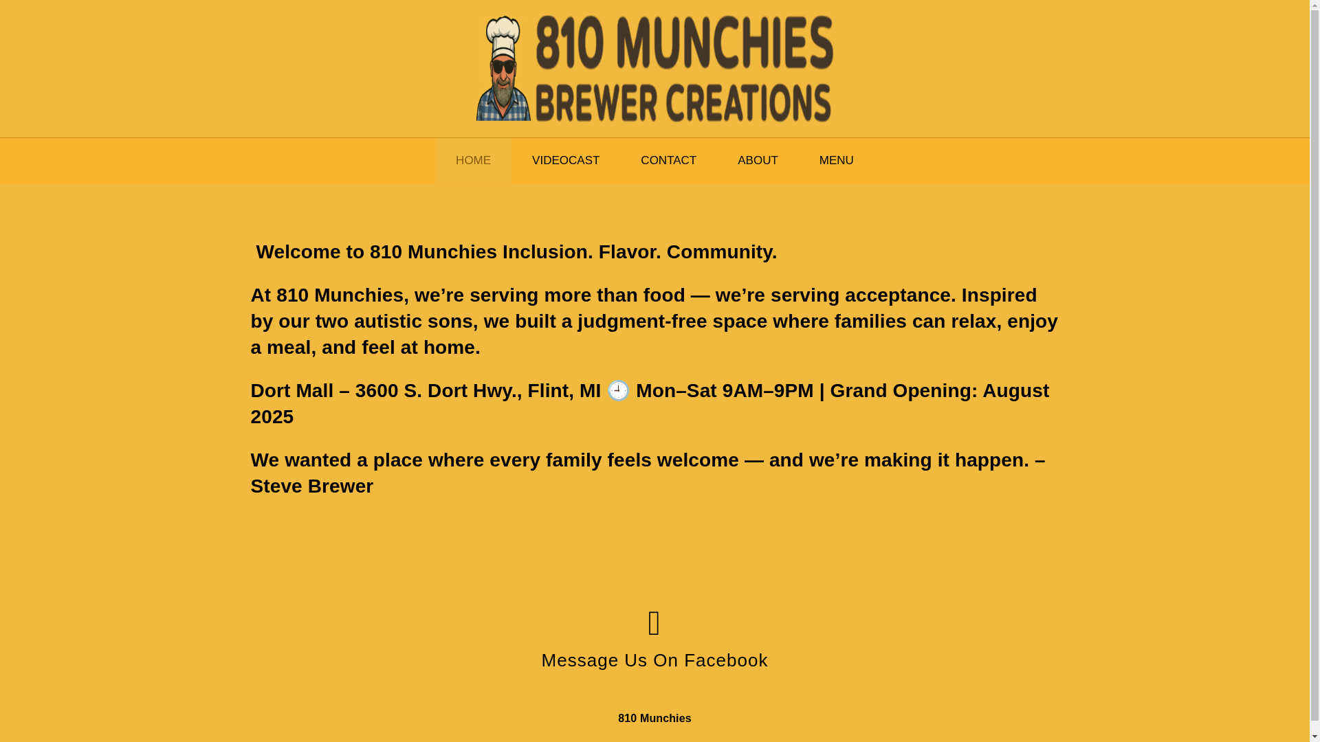 website screenshot of https://810munchies.com/