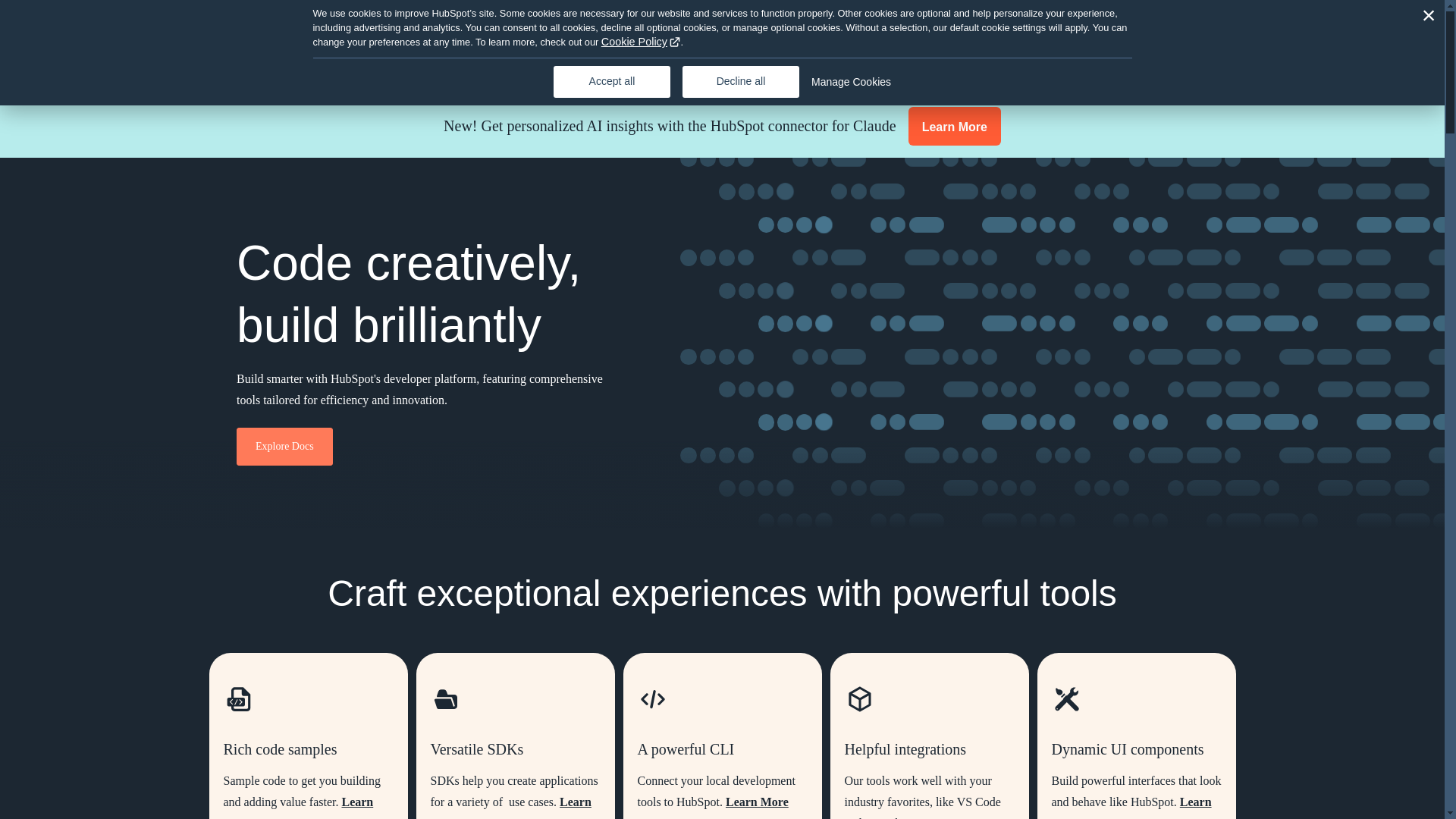 website screenshot of https://hubapi.com