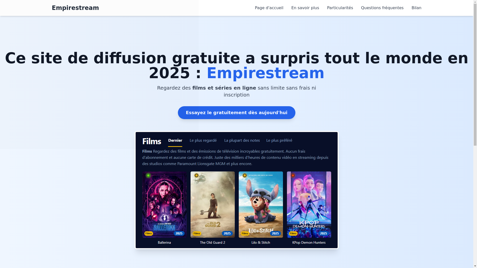 website screenshot of https://empirestream-v8ea.pages.dev/