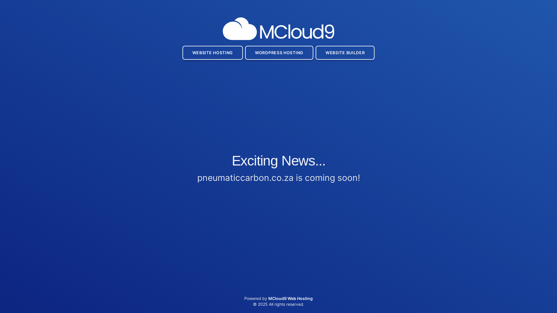 website screenshot of https://pneumaticcarbon.co.za/