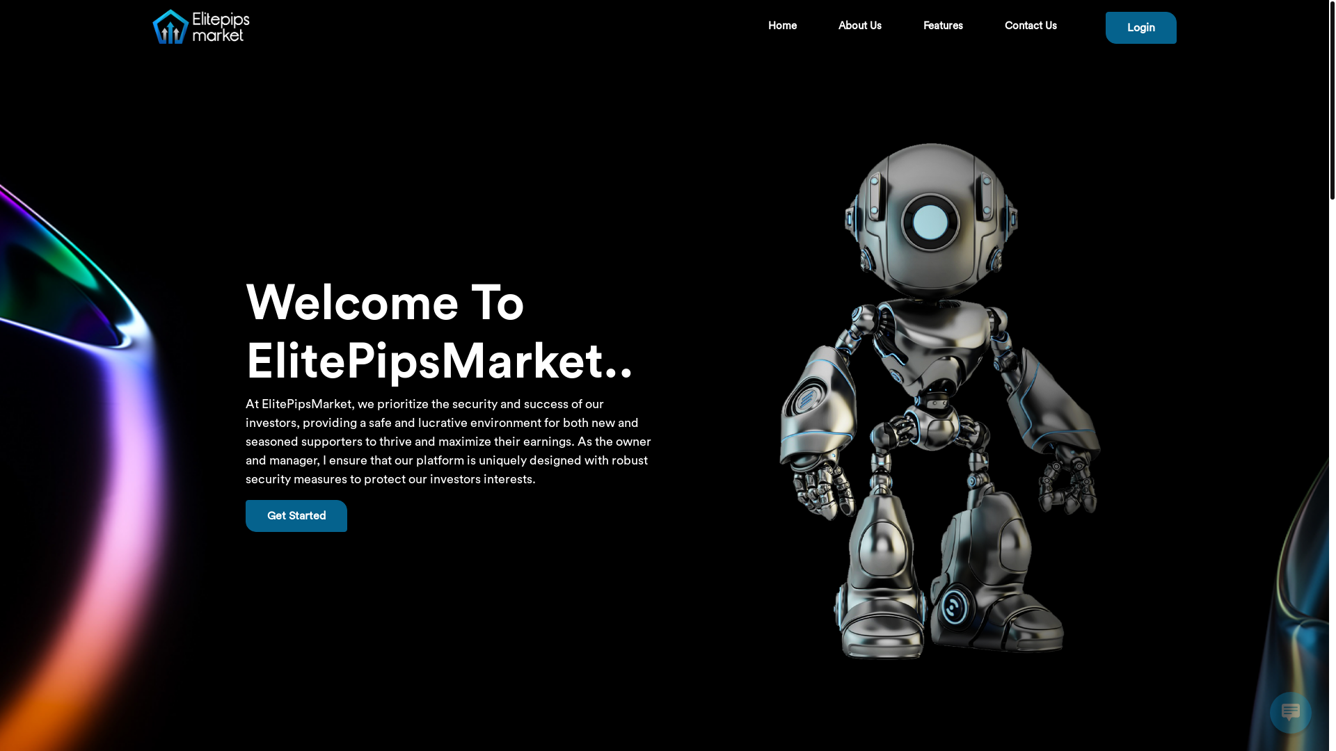 website screenshot of https://www.elitepipsmarket.com/