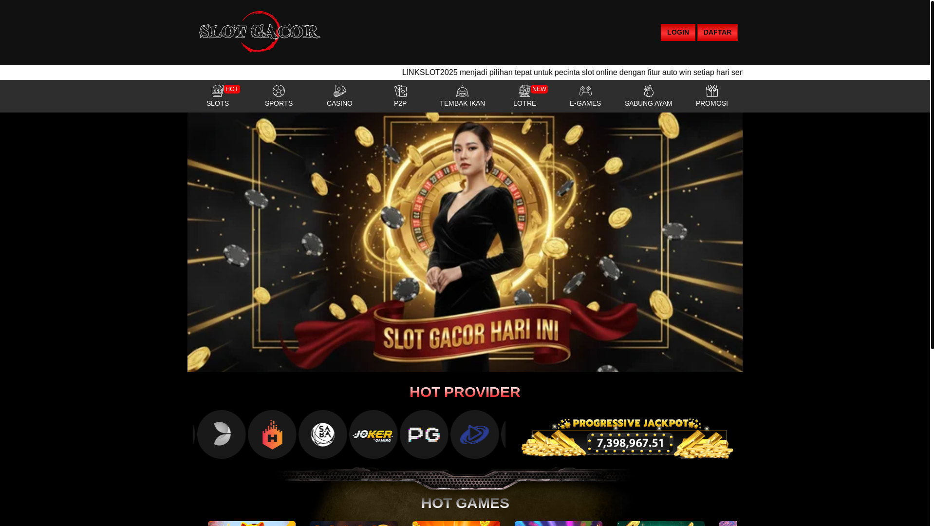 website screenshot of https://linkslot2025.online/