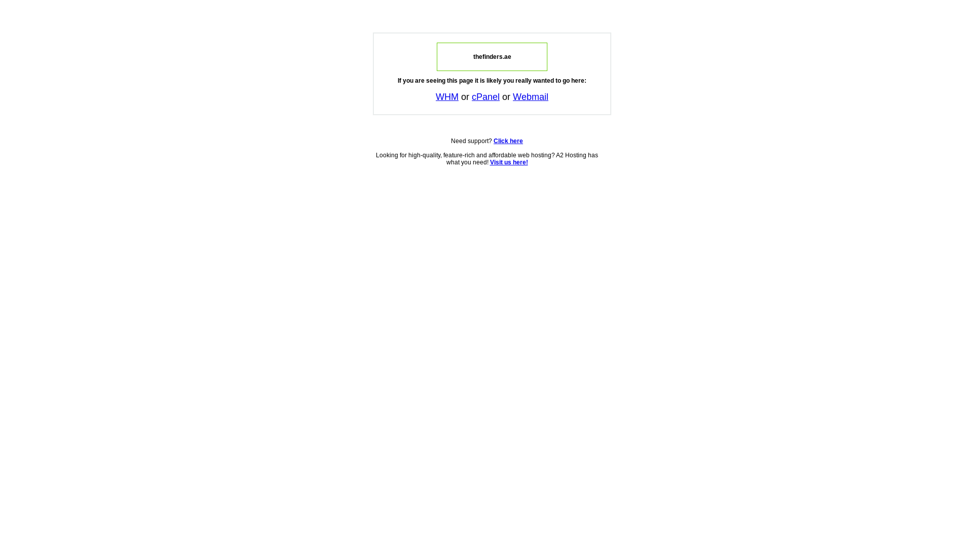 website screenshot of https://thefinders.ae/