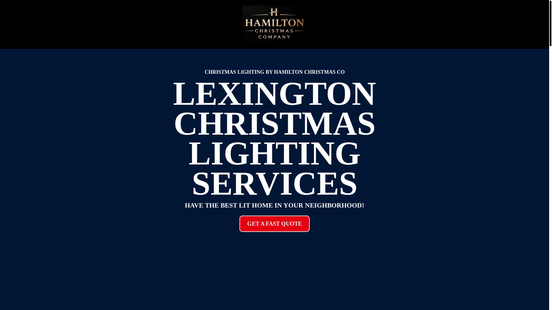 website screenshot of https://hamiltonchristmascompany.com/