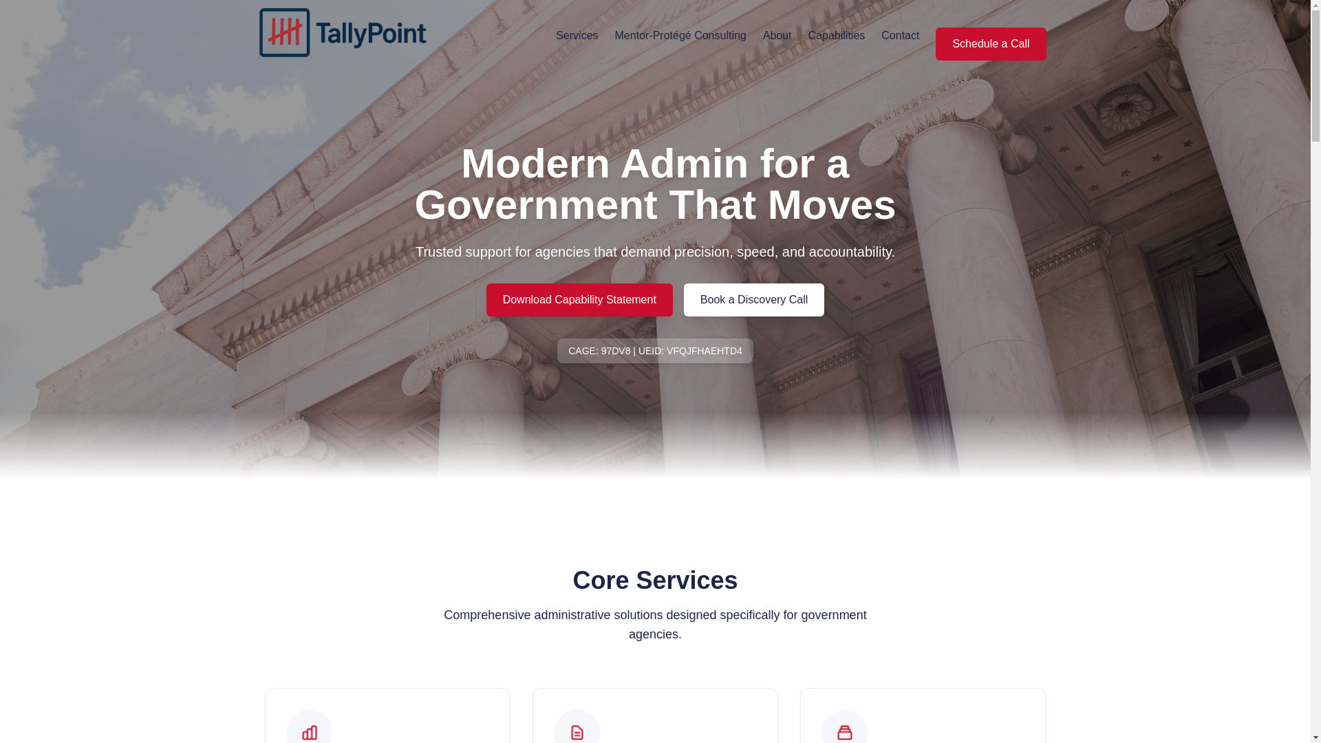 website screenshot of https://elitetallypointgov.com/