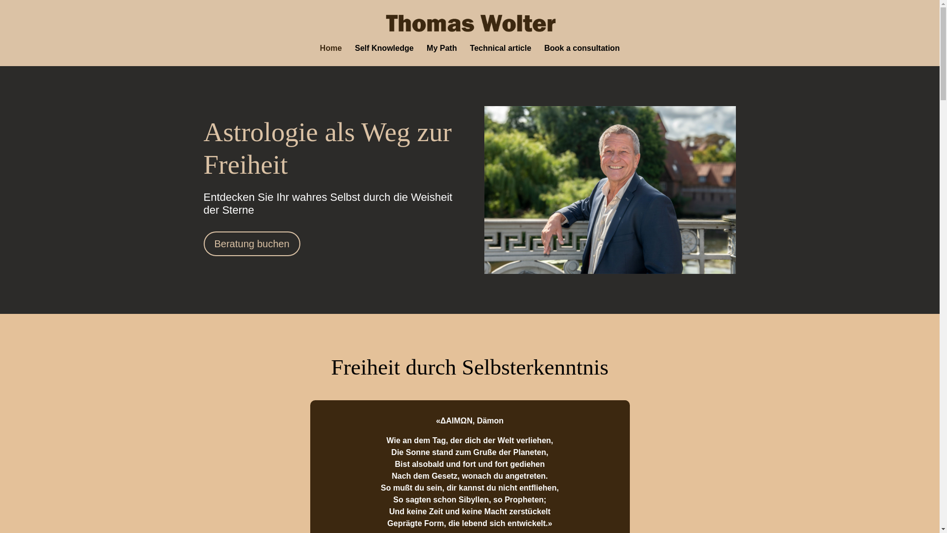 website screenshot of https://thomaswolter-astrologie.de/
