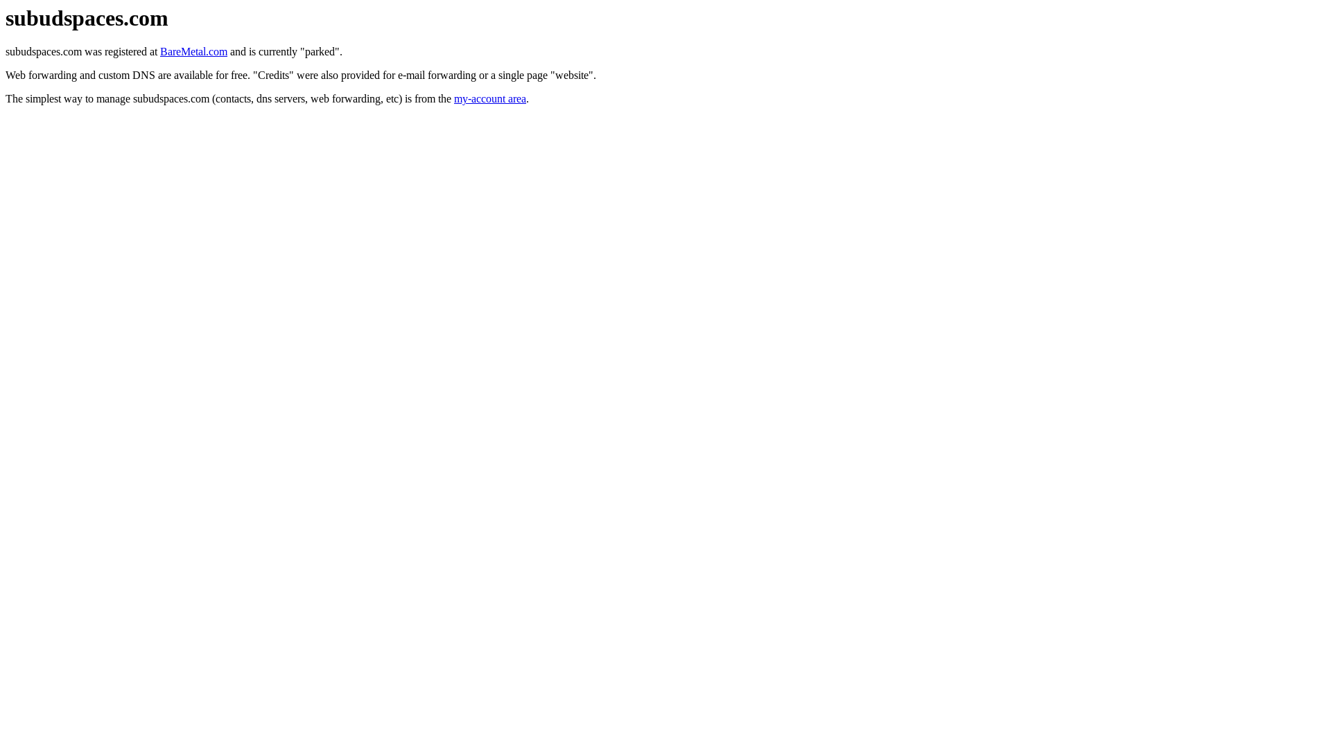 website screenshot of https://subudspaces.com/